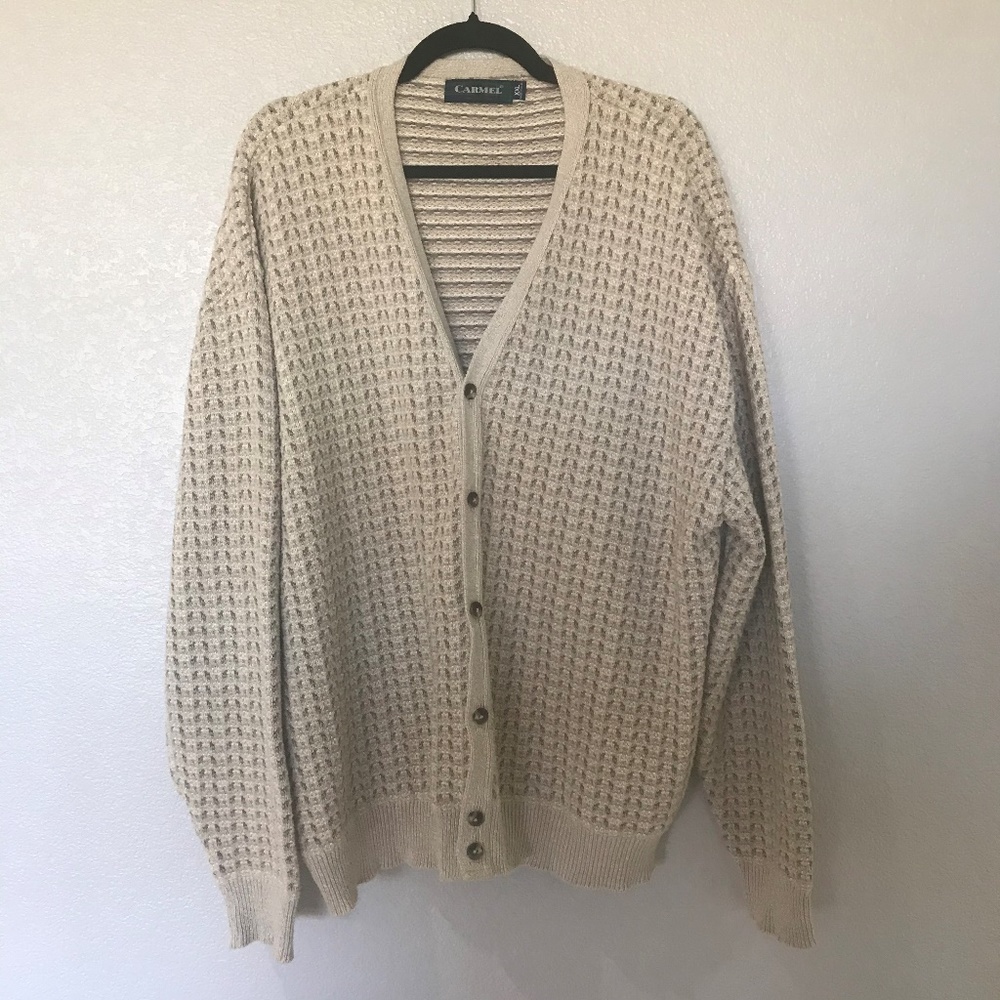 Carmel XXL Unisex Multicolor Pastel Stripe Sweater